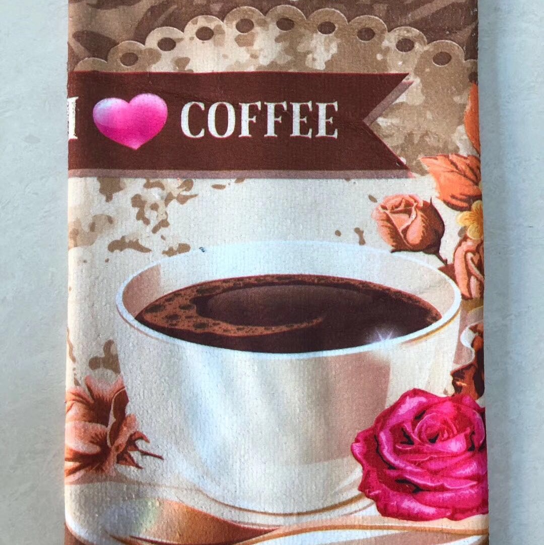茶巾咖啡图