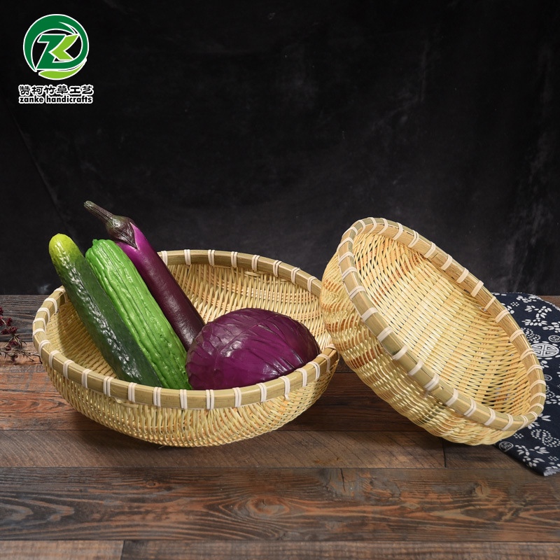 洗菜篮 淘米篮 竹编篮厂家直销2