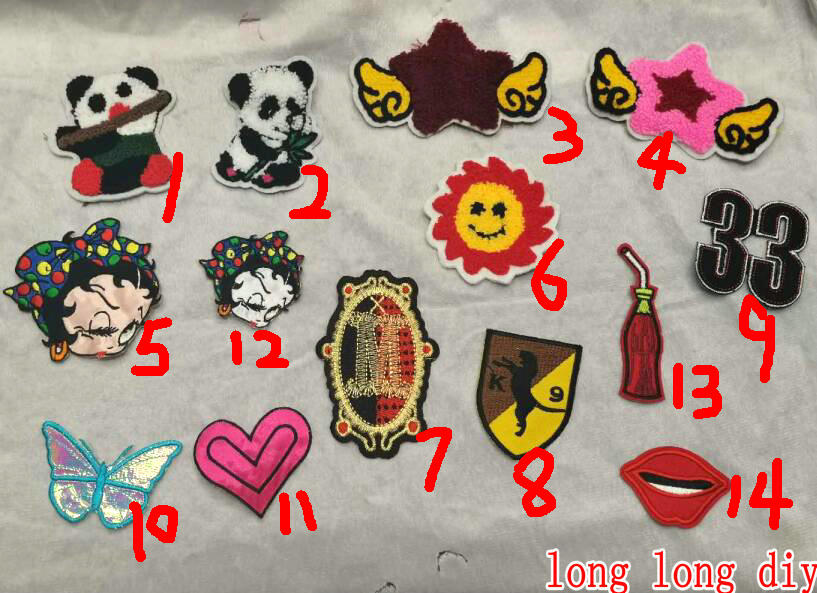 Patchwork/Embroidery/computer embroidery patch clothing skirt decoration patchwork can be processed according to samples detail image 3
