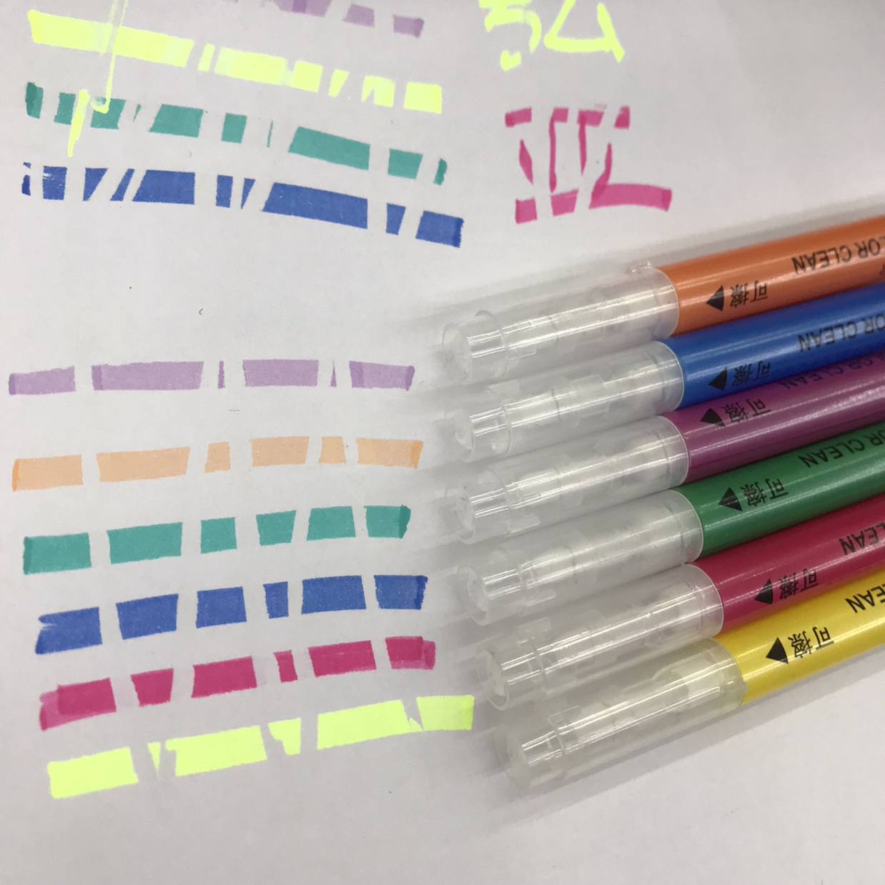 You can use highlighters to make pens