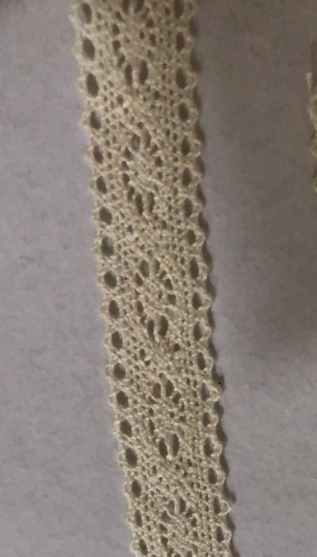 Cotton thread lace 1