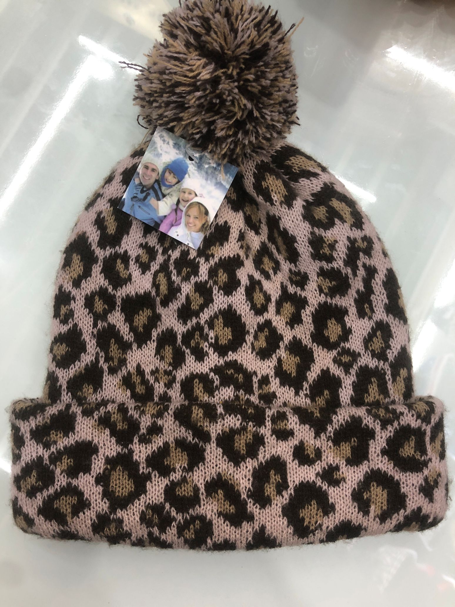 Leopard knit hats spring 2020 hip hop woollen hats