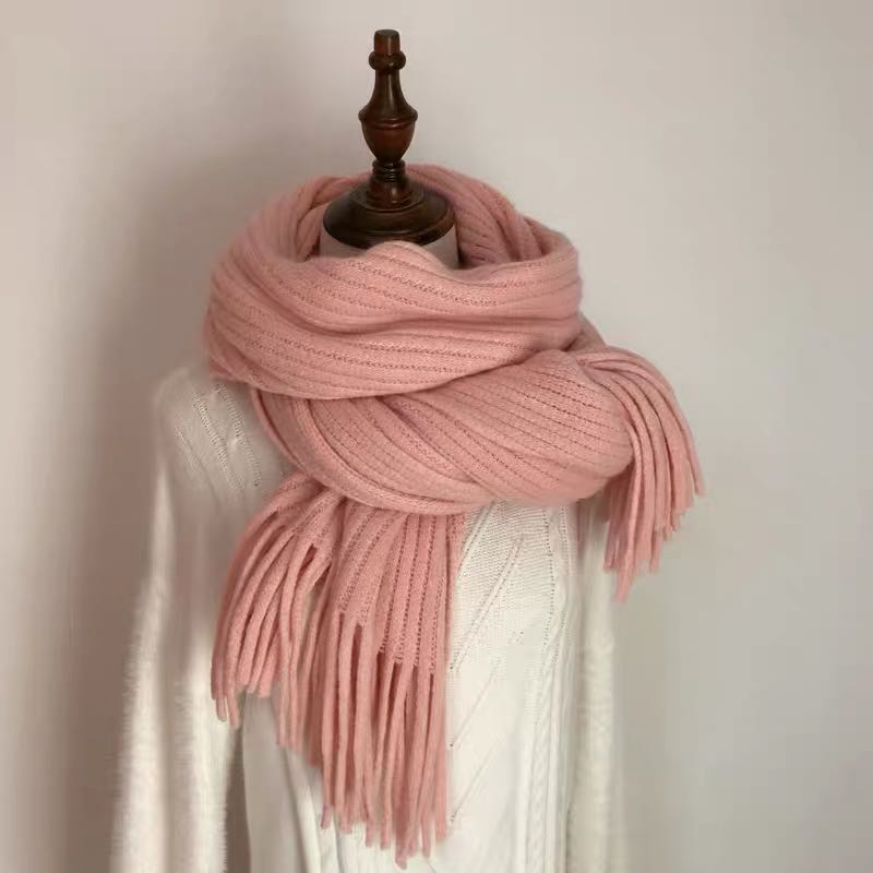 Short Bohemian or ethnic style scarf
