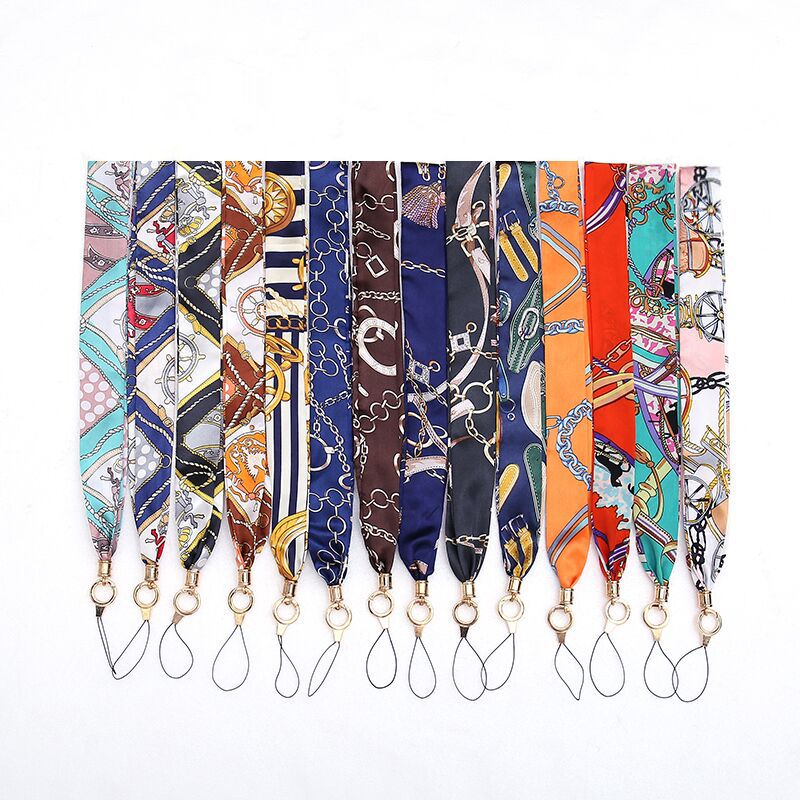Yiwu Selection color ding mobile phone pendant mobile phone pendant silk scarf ribbon new mobile phone sling