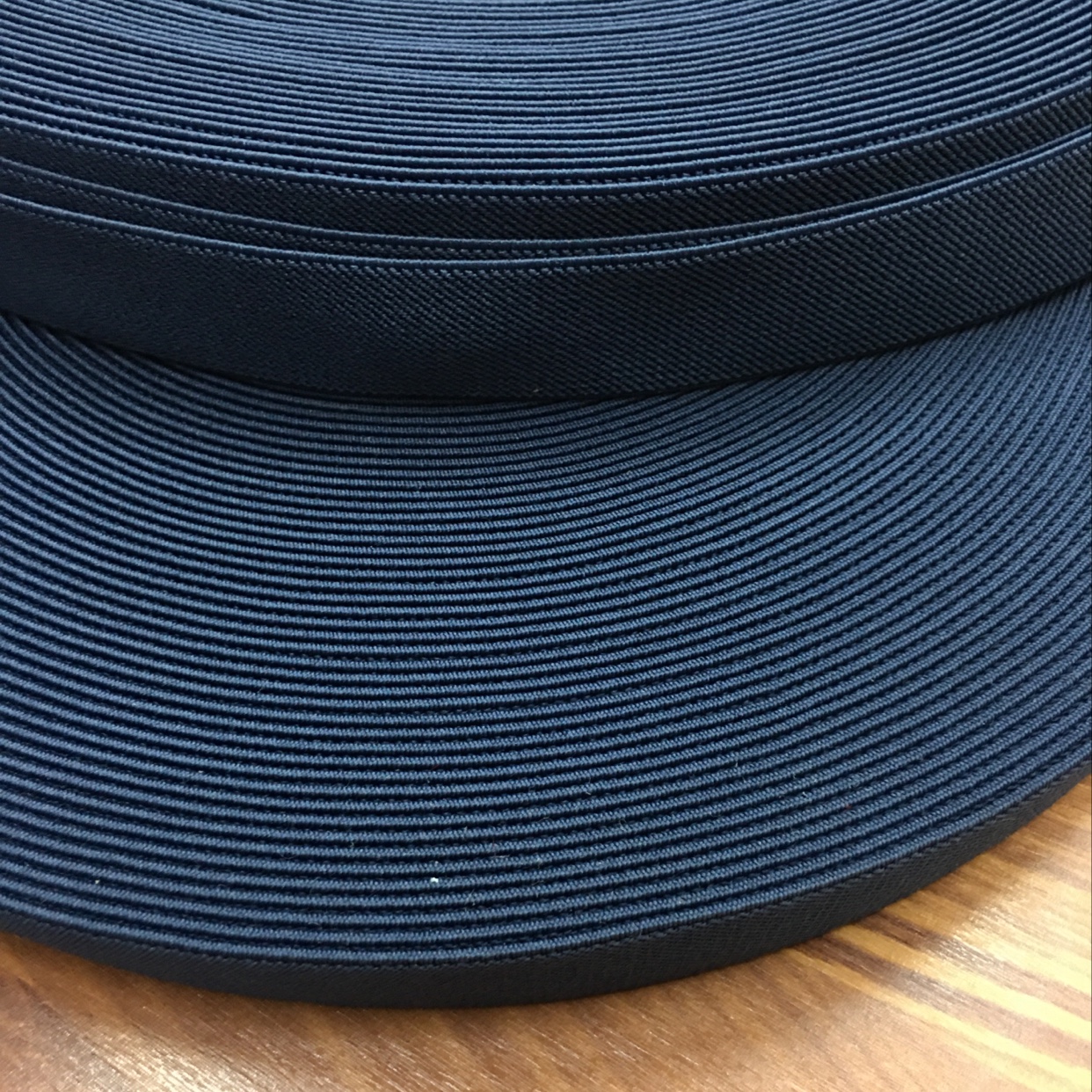 丈青色斜纹松紧带2.5cm宽