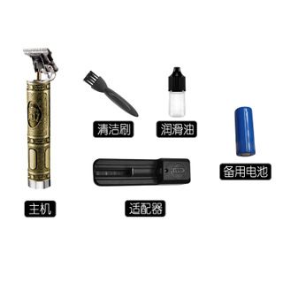 科美KM-1974A佛款L型镂空刀头雕刻理发器内置锂电池宽电压电推剪产品图