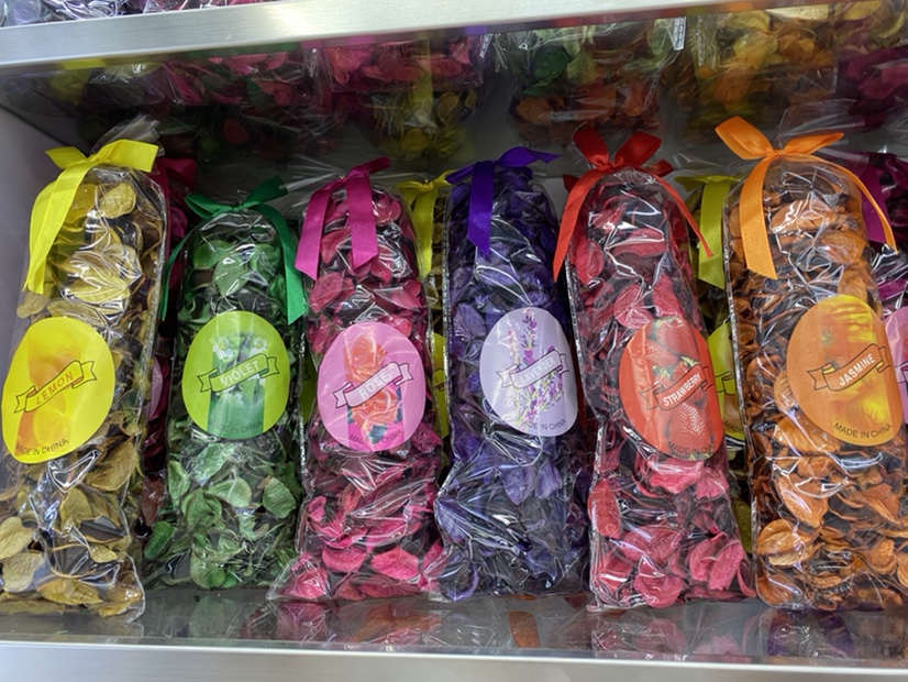 100克干花，一箱240装，六个香味混装