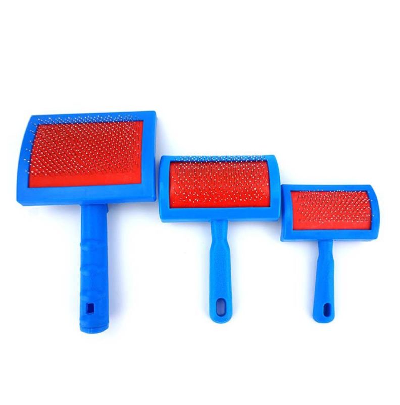 Fengpei manufacturers supply T fur brush pet with steel needle comb fur brush trumpet full figure