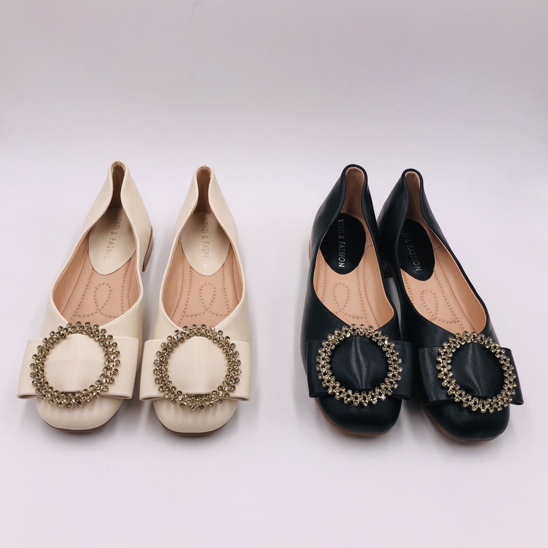 Victory Shoes Women's Sunflower flat Soft Sole Versatile and Comfortable single shoes details Picture