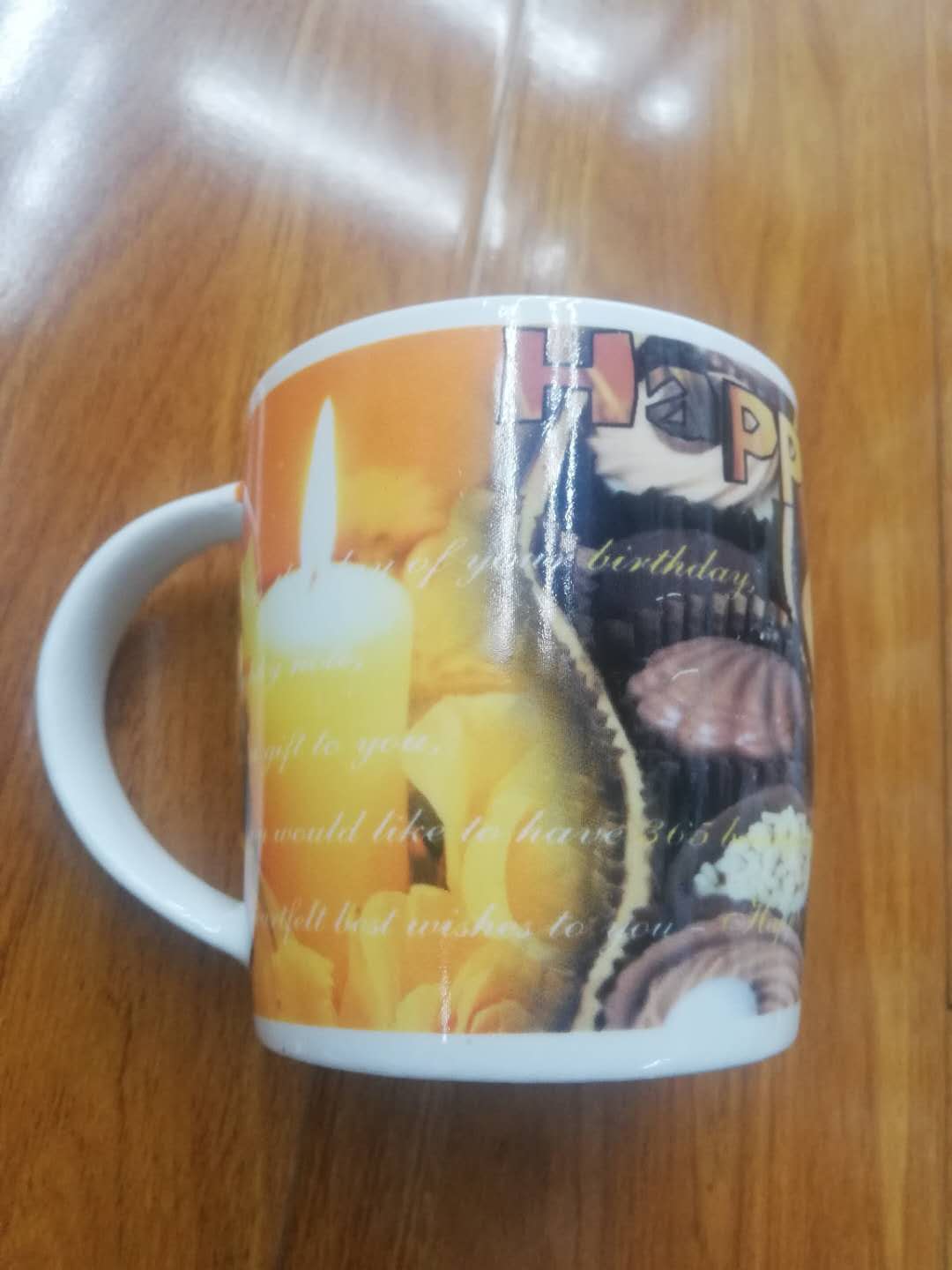 Creative English cartoon ceramic cup thumbnail