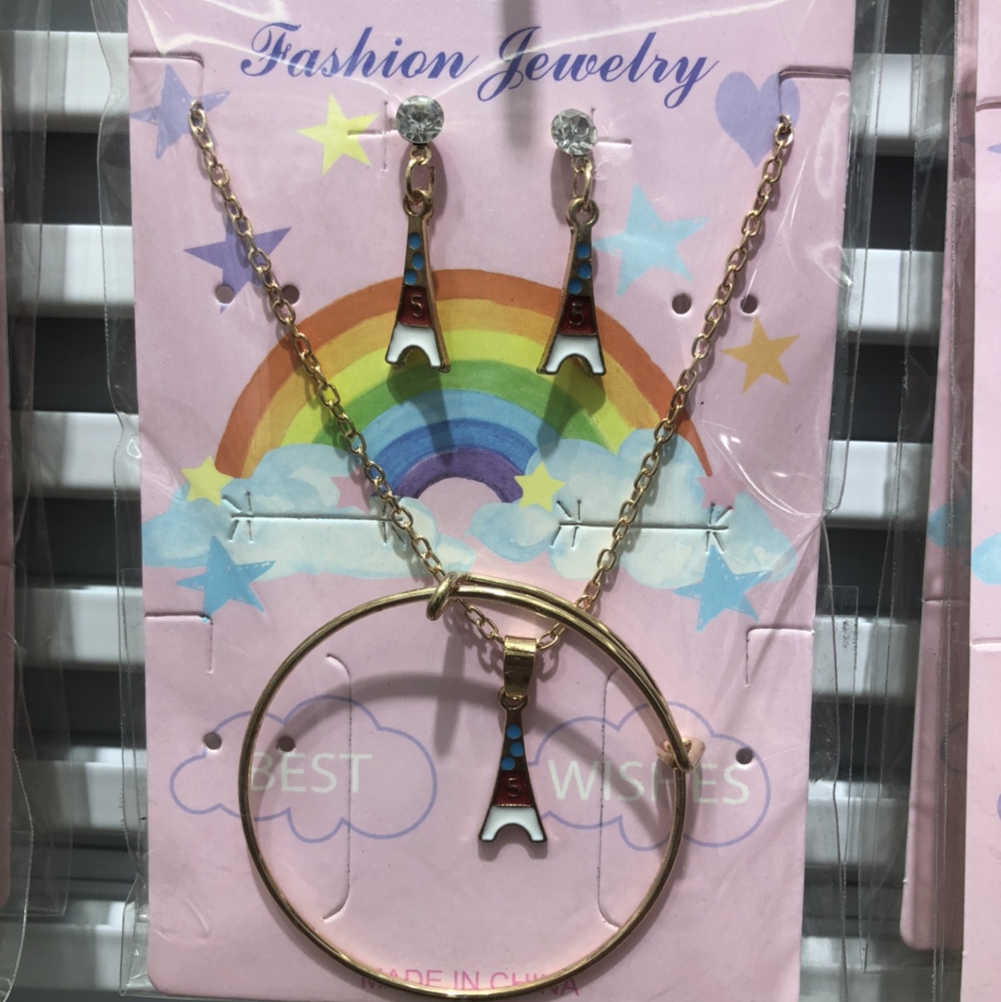 欧美跨境贸饰品速卖通WISH小星星甜美钻石项链批发