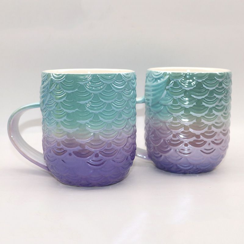 Electroplated Mermaid Ceramic Cup undefined
