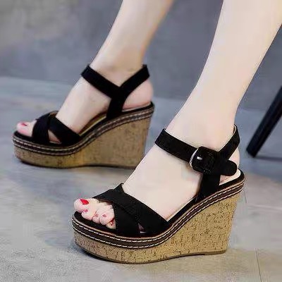 Victory Shoes Women's cross-strap breathable sponge sandals Specification image