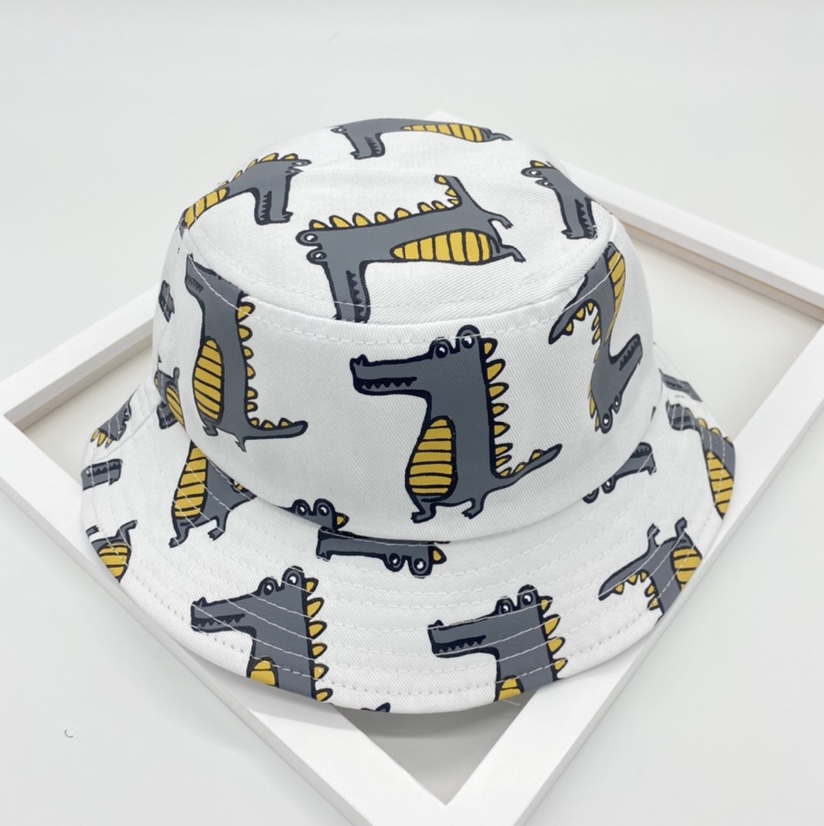 2023 Spring And Autumn New Children's Fisherman Hat Printed Children's Visor Hat Boys And Girls Export Lovely Wind