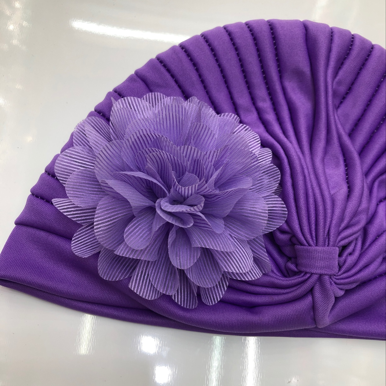 Purple Flower Watermelon Cap Specification drawing