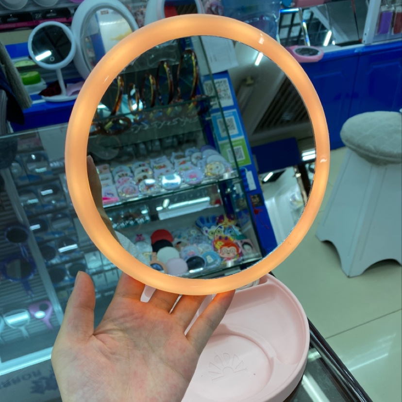 镜子/化妆镜/手工diy手柄镜子/流沙镜子/亚克力镜子产品图