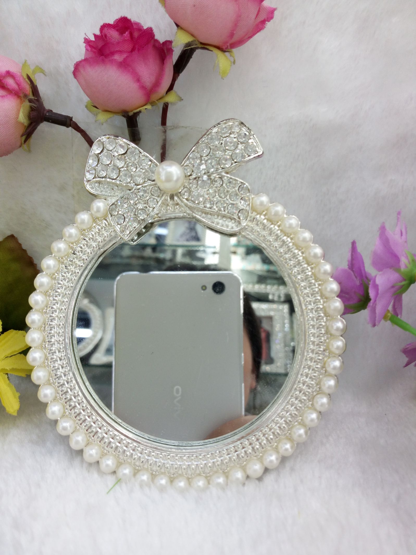 Alloy mirror, alloy photo frame, high-end mirror, mini mirror, mirror photo frame, children's photo frame