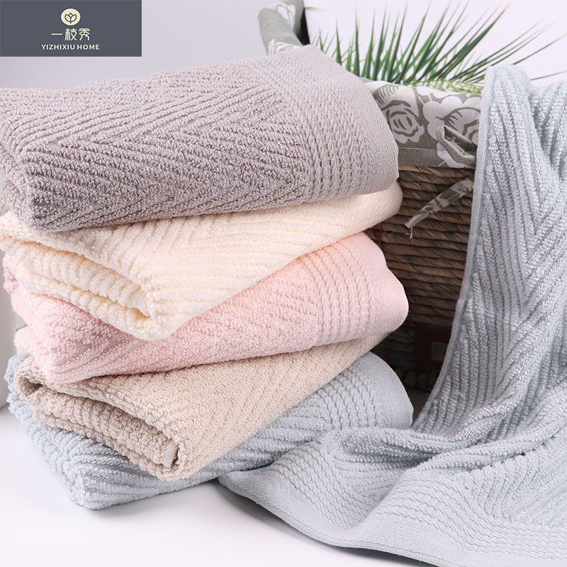 Yiwu Quality products: Yizhixiu towels, pure cotton towels, absorbent towels, advertising towels, embroidered word towels, 1106 Item Picture