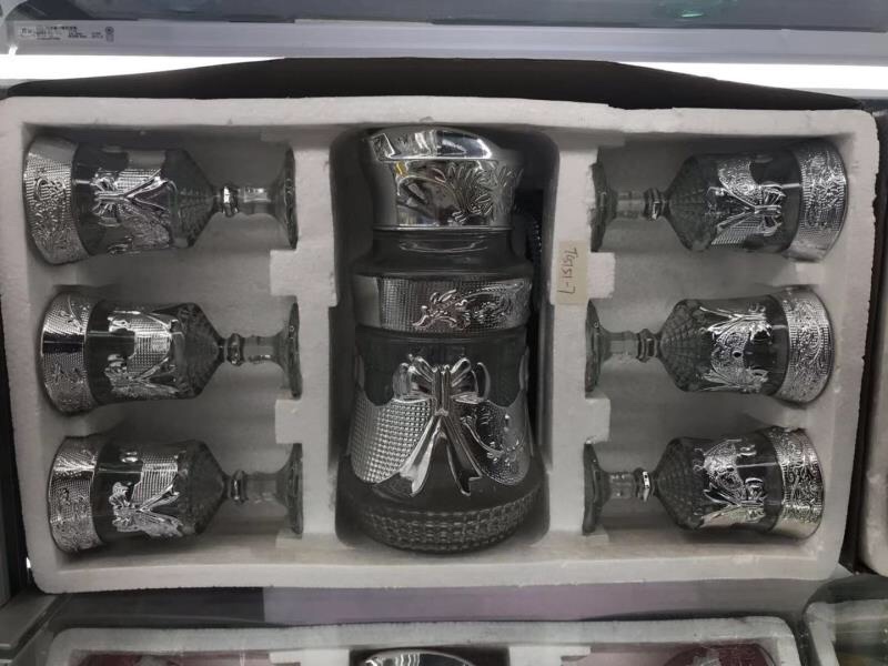 TC5151-7B，Glassware set，Glass water set，玻璃杯套装，玻璃水具
