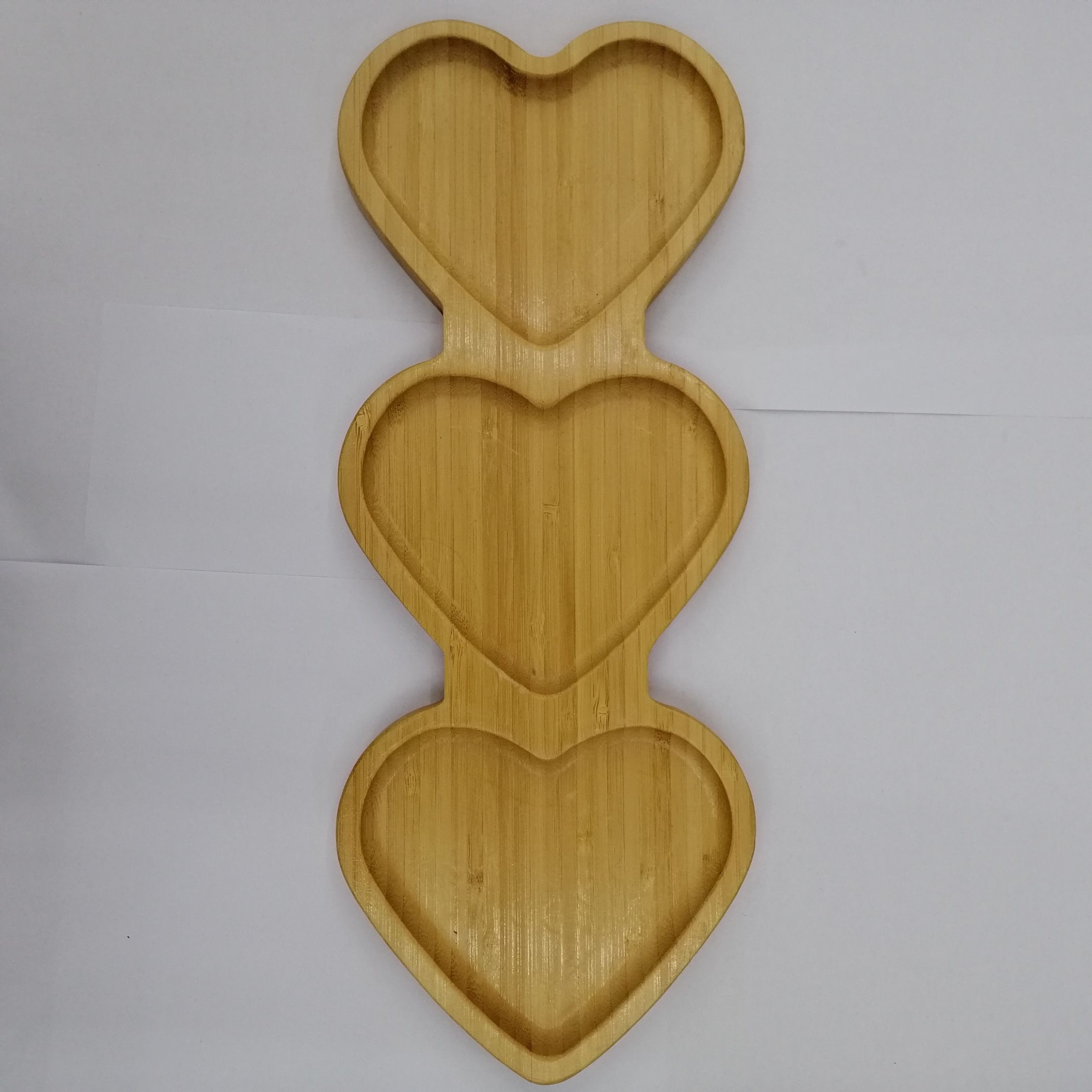 Bamboo small love tray nut tray fruit tray dry fruit tray Nordic bamboo cooking utensils thumbnail
