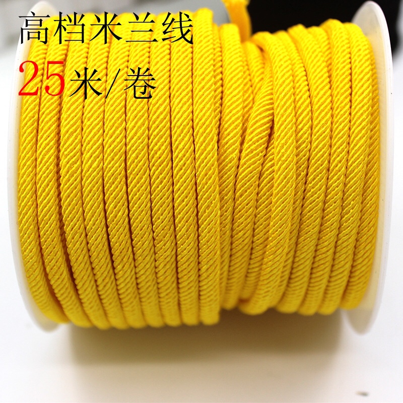 Milan Thread Diy Jewelry Accessories Hand Handle Piece Lanyard Antique Pendant Pendant Rope Necklace Hand-Woven Rope