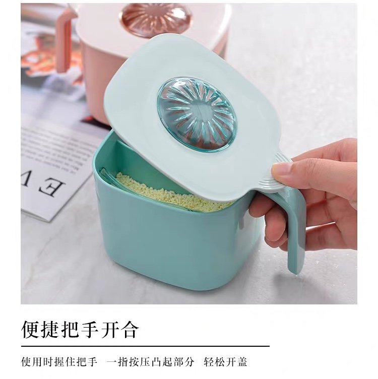 淞泰1602创意双格调味盒厨房盐糖收纳罐 家用调味料收纳盒调料瓶罐详情图10
