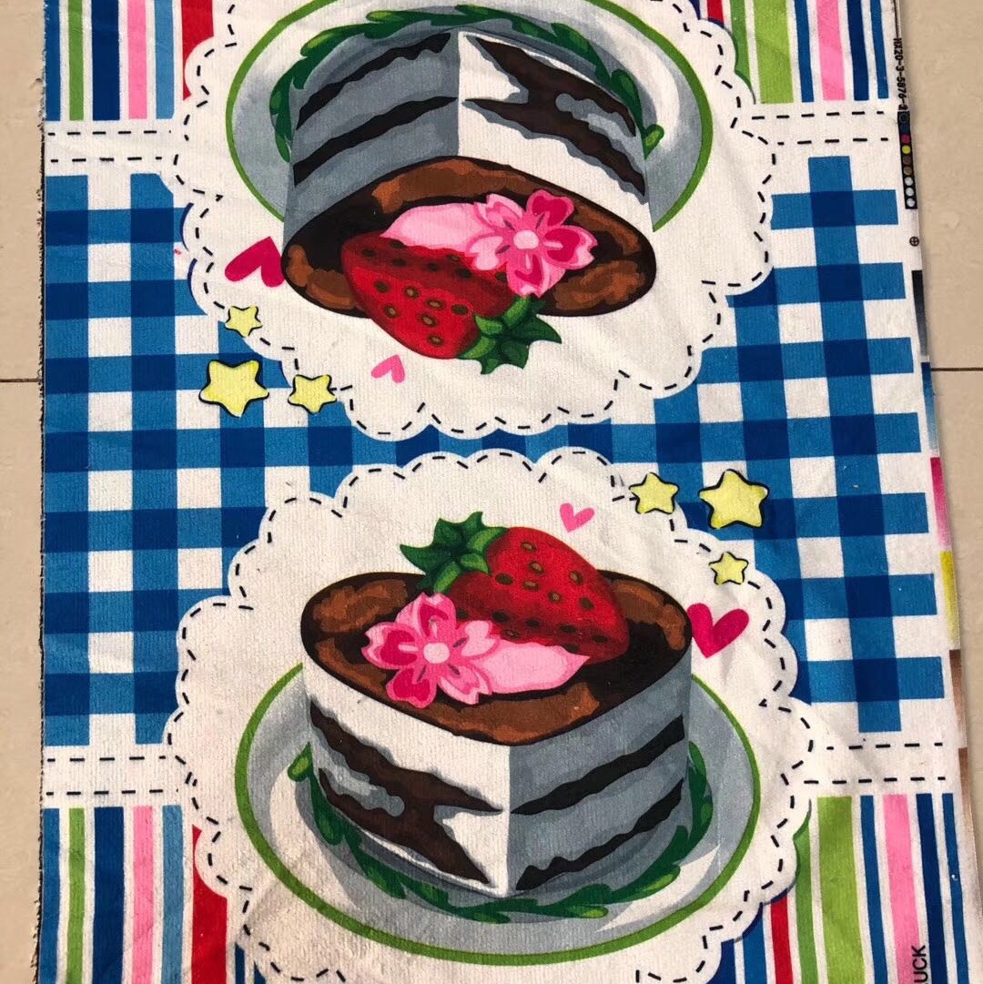 Tea towel cake