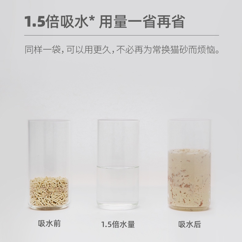 萌王星豆腐猫砂无尘除臭砂沸石原味混合猫砂6L包邮猫咪用品详情图9