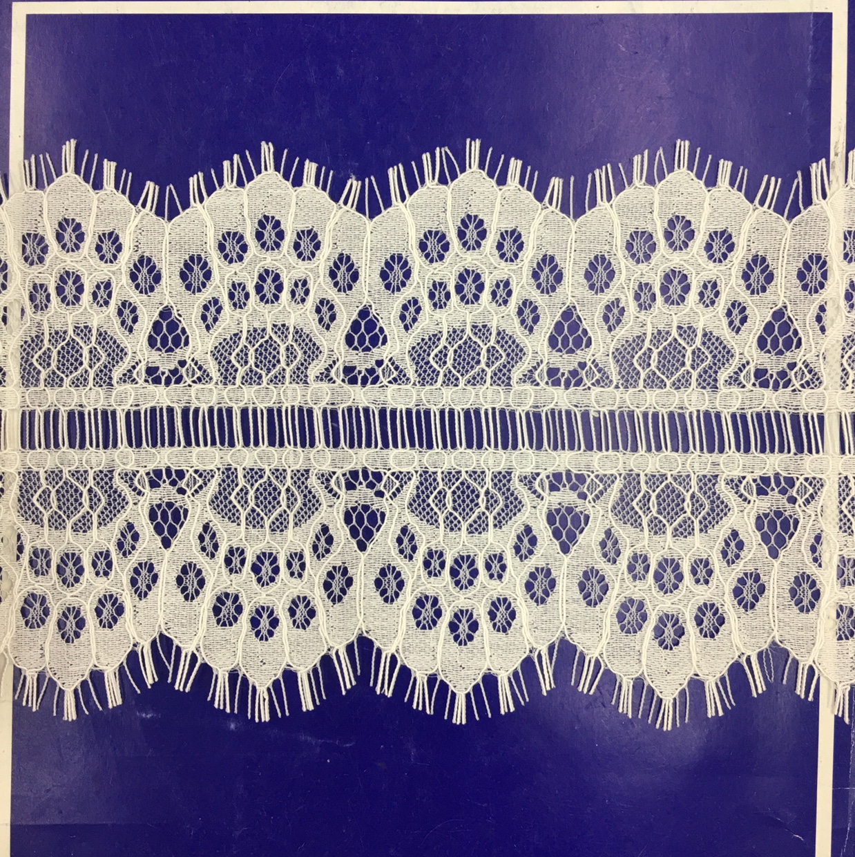 Eyelash double-strand lace women's DIY clothing, patchwork lace vests, halter tops, clothing accessories details Picture