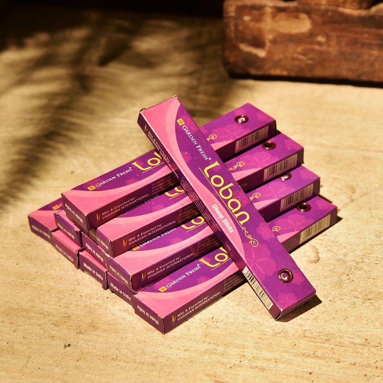 Indian imported Darshan wardrobe/Mini auspicious incense stick, long-lasting and refreshing for home use, 12 small boxes included