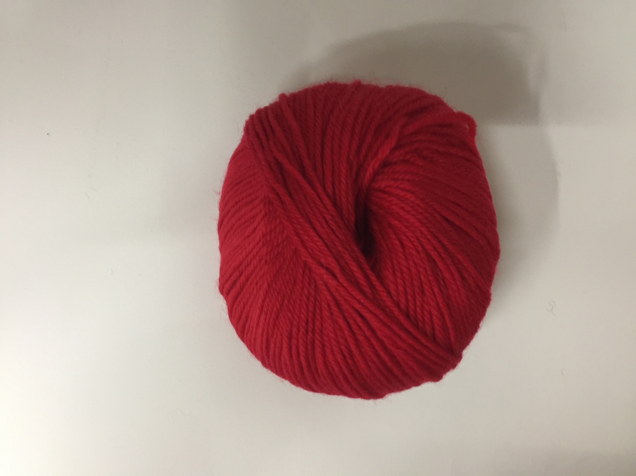 Red wool thread