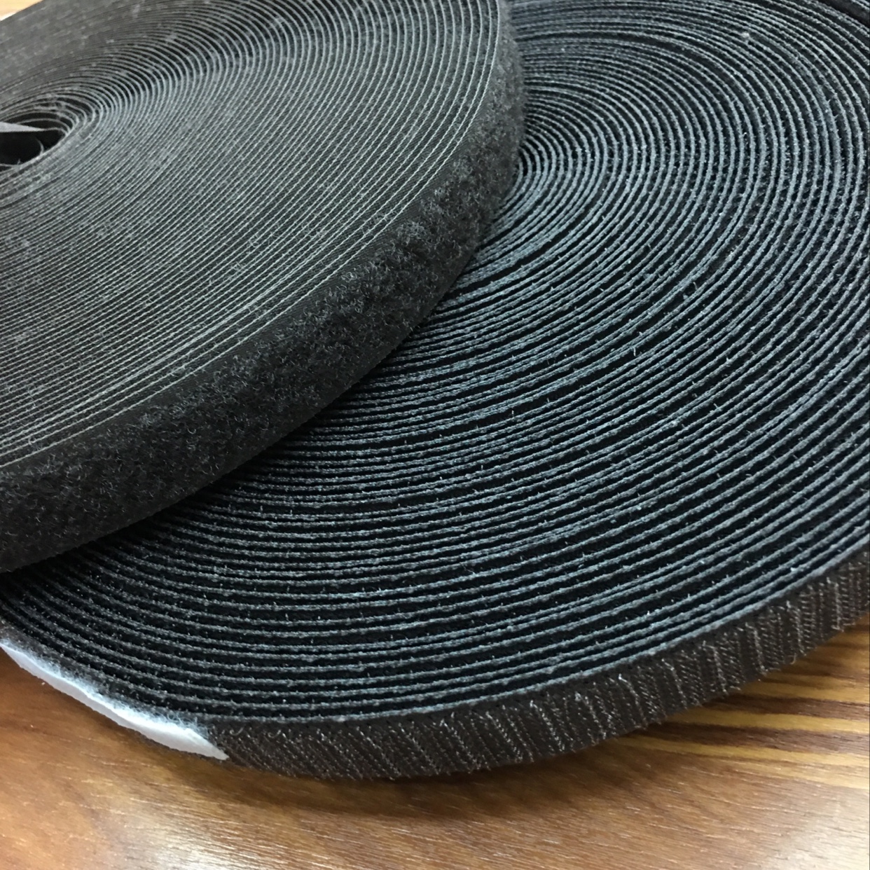 咖啡色粘扣带，魔术贴2cm宽