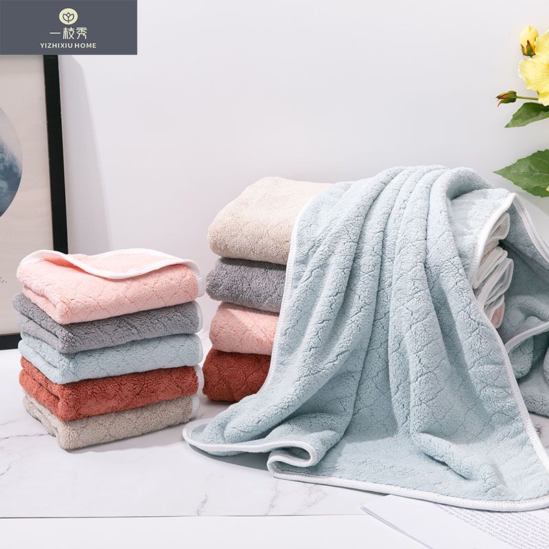 Yiwu quality products: Crystal Love Towels, Coral fleece bath towels, quick-drying bath towels, Absorbent towels, 950 Specification image