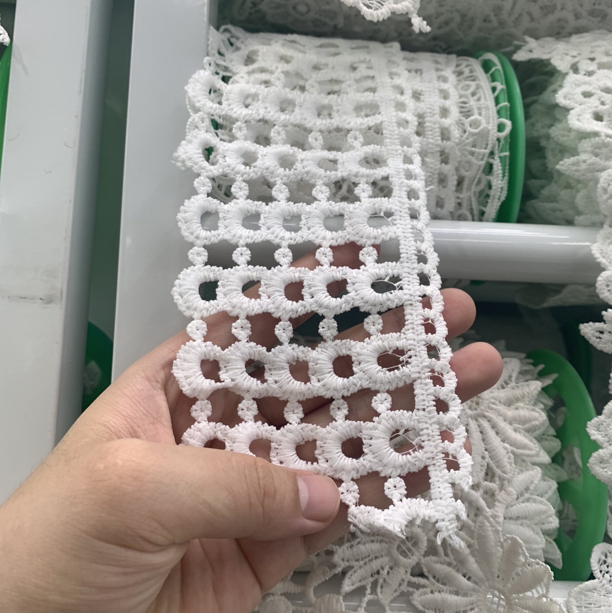 Semi-circular flower