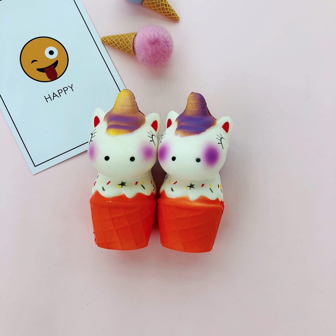 Slow Rebound Unicorn Cone details Picture