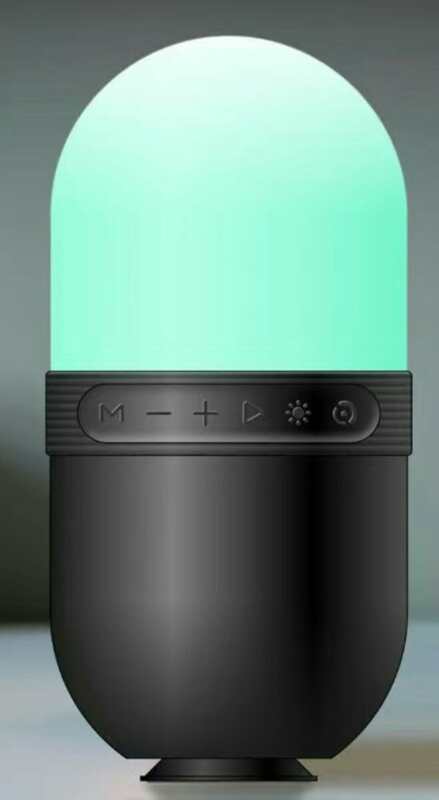 bluetooth night light rechargeable