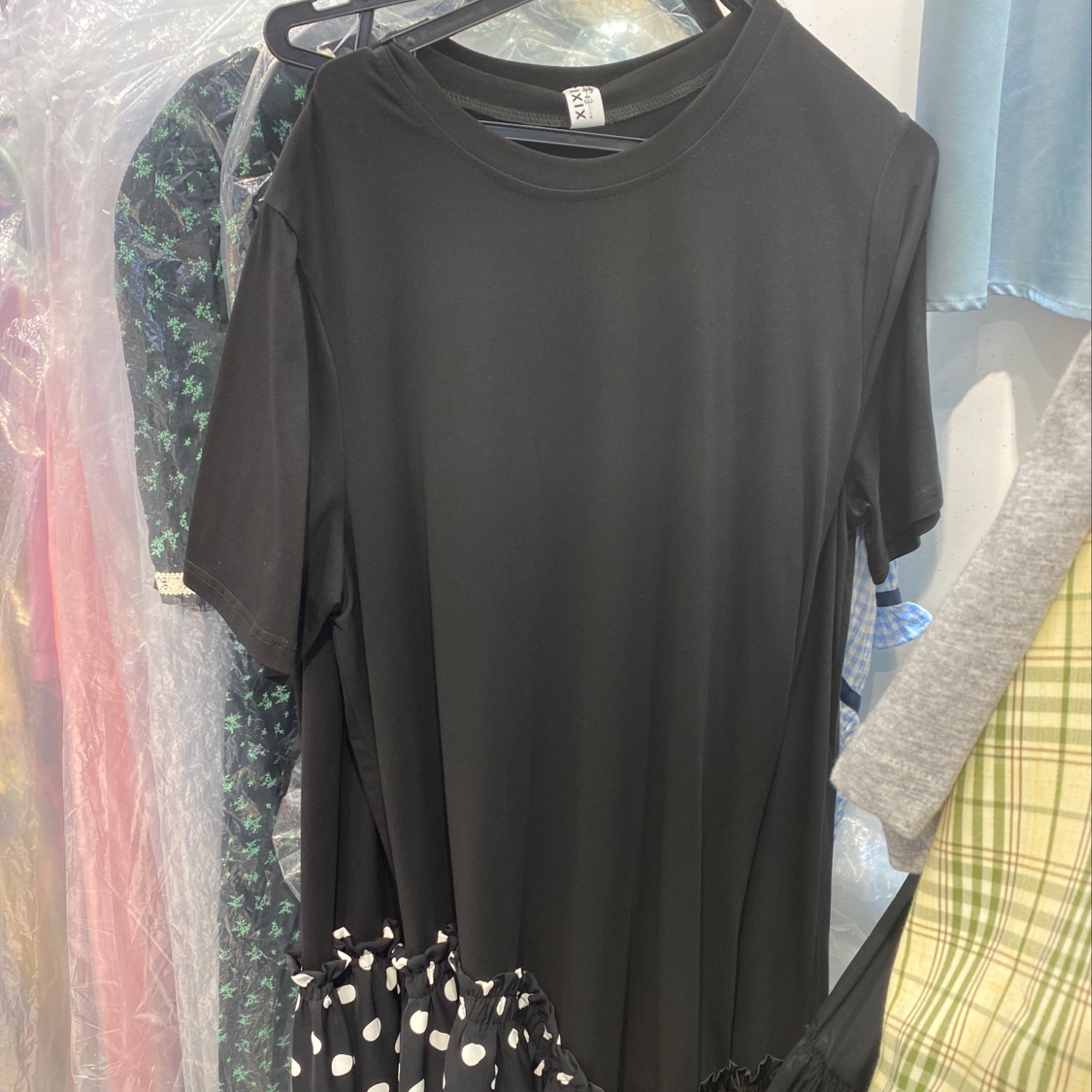 Polka dot European-style dress