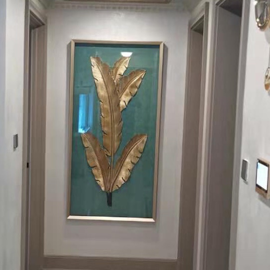 Popular porch crafts decorative painting wood carving hanging painting thumbnail