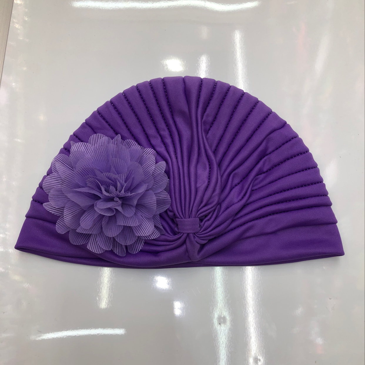 Purple Flower Watermelon Cap details Picture