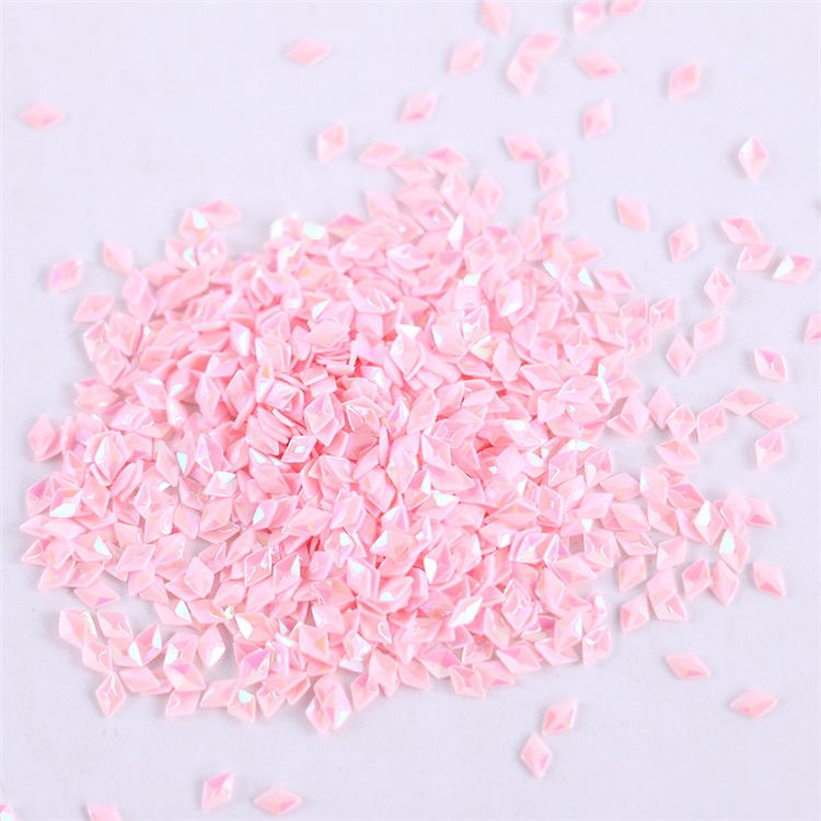 3D Opalescent Glitter Quadrangle Hexagonal Glitter Laser Stripe Glitter Egg Diamond 3D Glitter Glitter Scatter