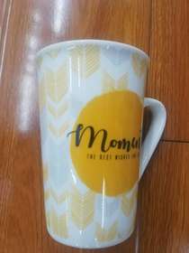 Simple and lovely large capacity ceramic cup