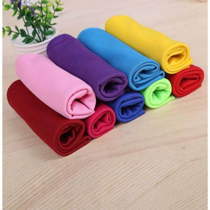 简爱丝缘夏季单色蜂窝冰凉巾运动冷感毛巾速干降温防暑神器详情2