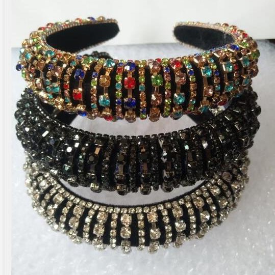 Europe And The United States Fashion Trend Full Drill Hoop, Hair Clip, Hair Hoop And Other Wholesale 12 Batches