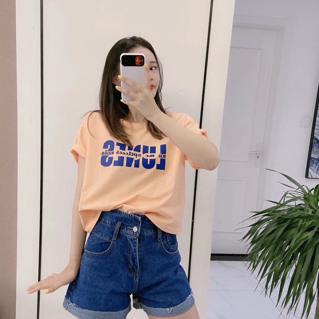 2020 summer new women's fashion casual base shirt short sleeve T-shirt top