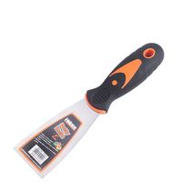 Discoverer's orange black handle putty knife, 2 "Wall Scraper