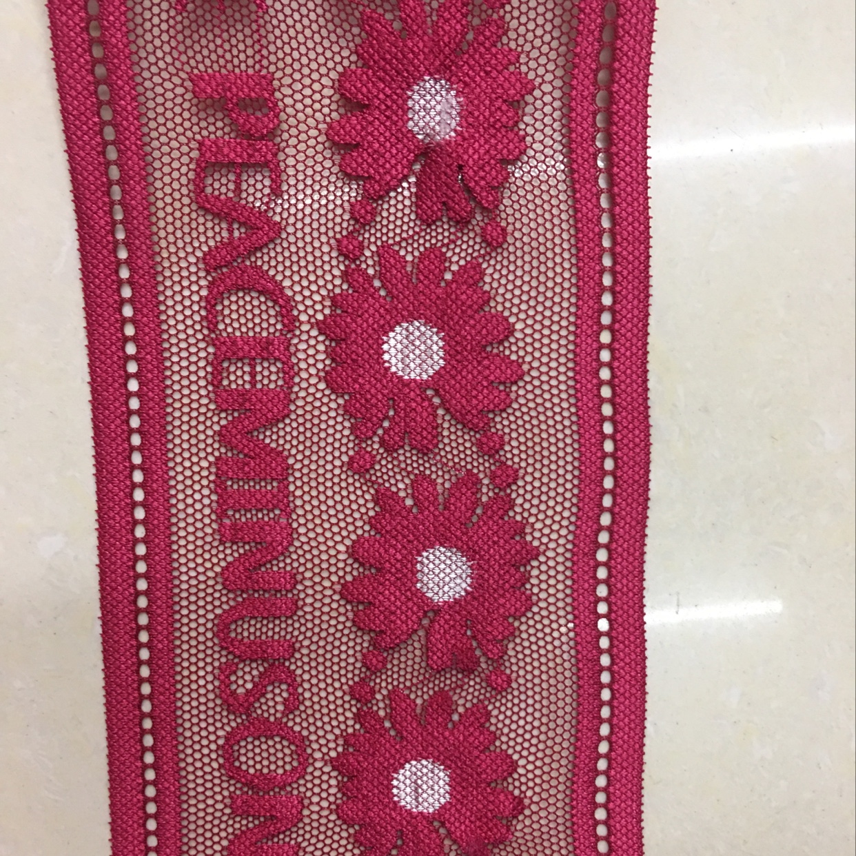 Hot-selling items in stock: 9.5cm warp knitted elastic lace, soft brocade lace, underwear, lace, and clothing accessories details Picture