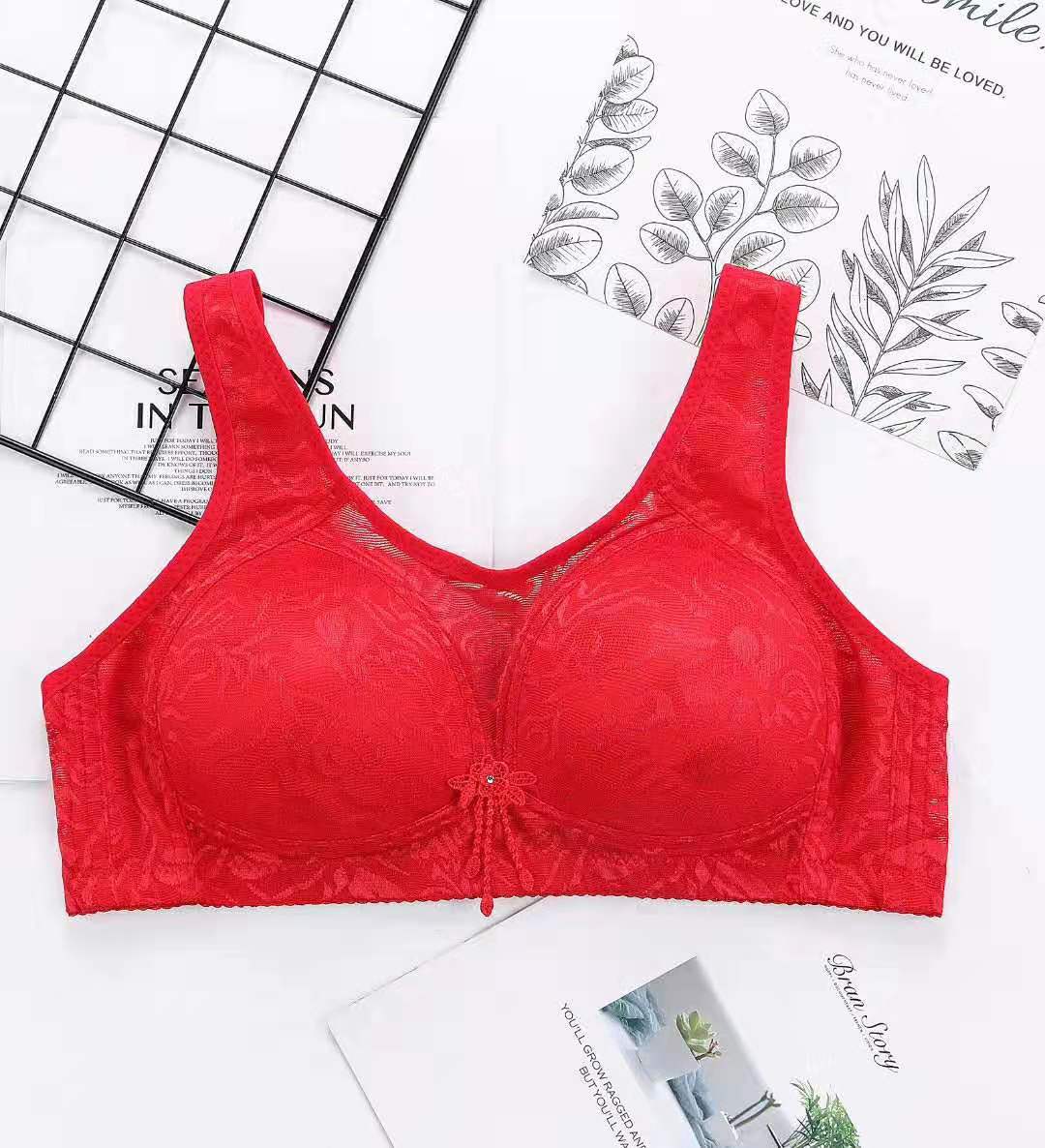 Plus-Size Jacquard Top Top Adjustable Readout Thin Cotton Cup Baby Cotton Bra Without Underwire Specification drawing