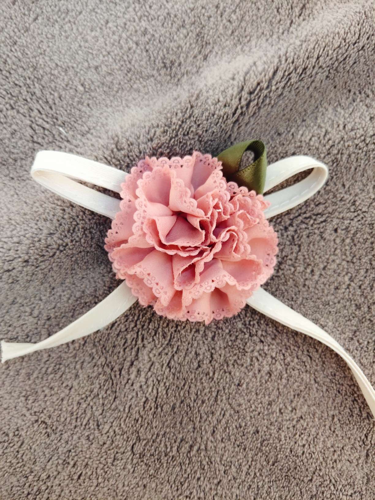 Original color fashion coral velvet round rose hand towel undefined