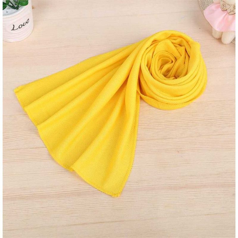 简爱丝缘夏季单色蜂窝冰凉巾运动冷感毛巾速干降温防暑神器详情图5