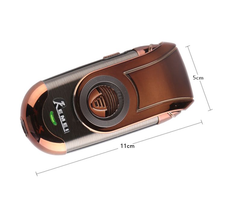 科美KEMEI KM-Q788正品刮胡刀电动剃须刀批发 充电式剃胡须刀详情图2